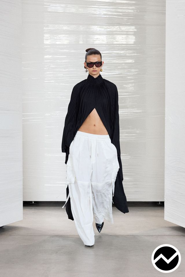 William Fan, SS27 womenswear, Longline Top, look 27