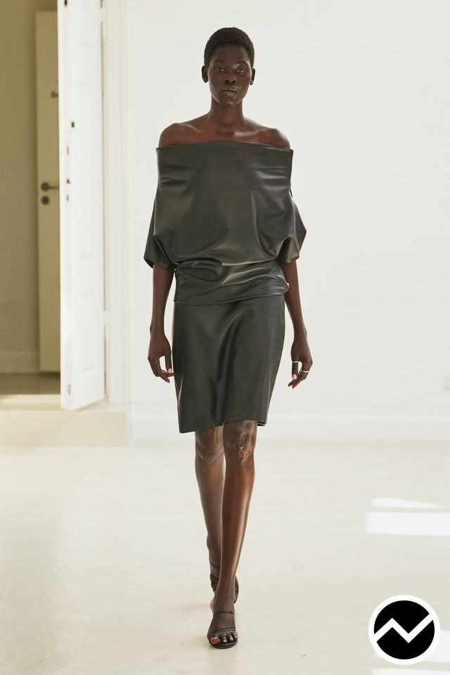 Anne Sofie Madsen, SS27 womenswear, Leather, look 13