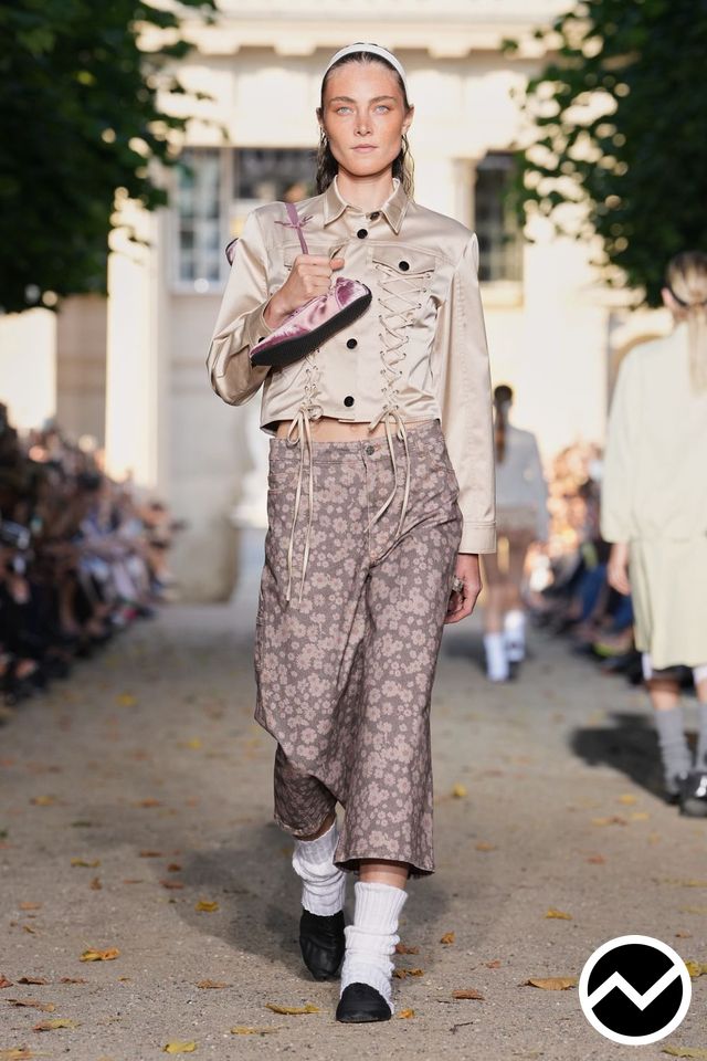 Baum Und Pferdgarten, SS27 womenswear, Low-Rise Jeans, look 13