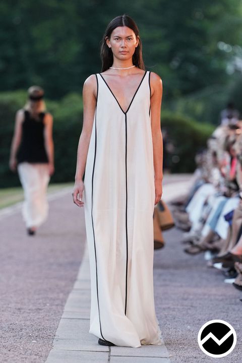 By Malene Birger, SS27 womenswear, V Neck Dress, look 17