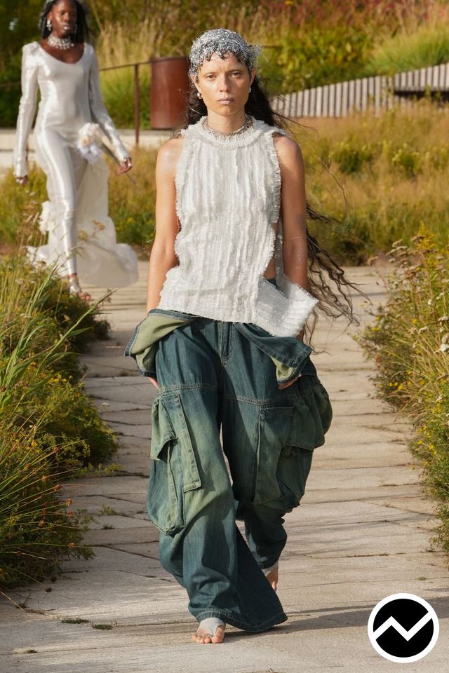Collina Strada, SS27 womenswear, Denim, look 22