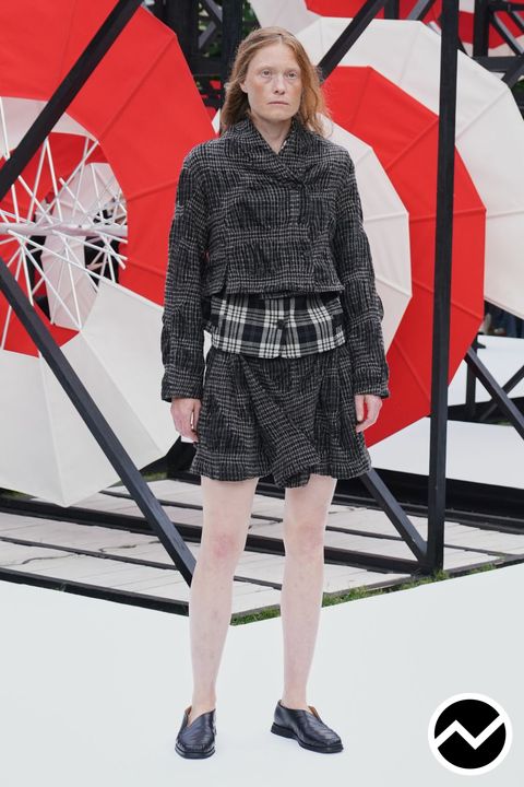 Henrik Vibskov, SS27 womenswear, Checked, look 2