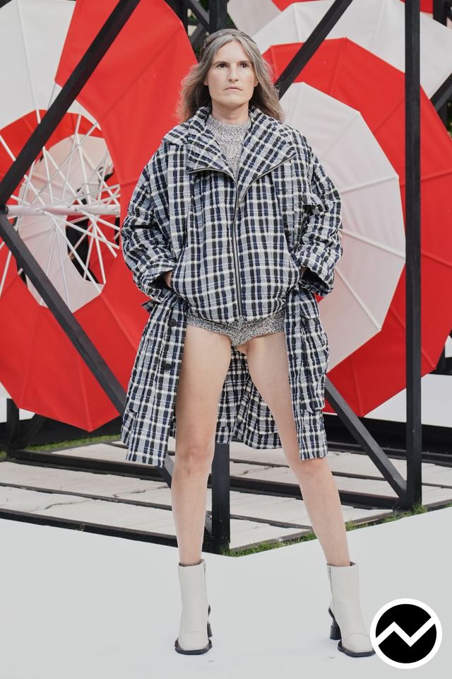 Henrik Vibskov, SS27 womenswear, Oversized Jacket, look 24