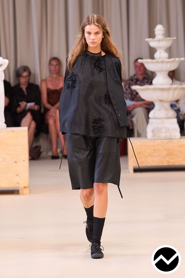 Herskind, SS27 womenswear, Leather, look 1