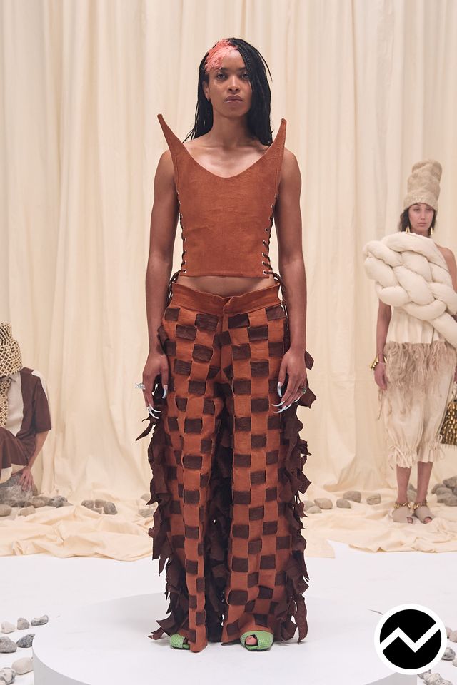 Iamisigo, SS27 womenswear, Terra Cotta, look 2