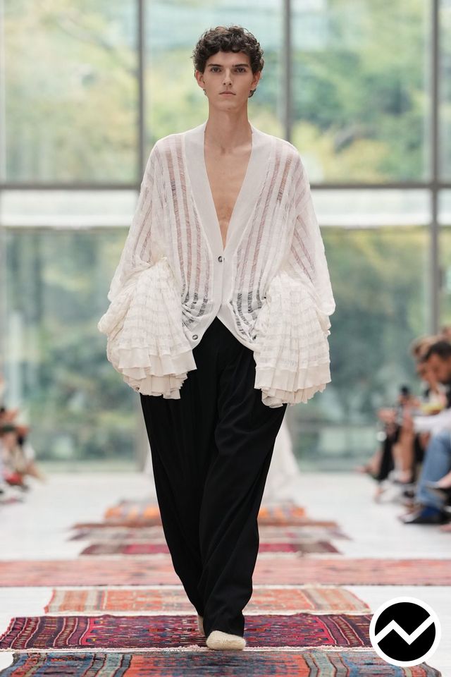 Institution By Galib Gassanoff, Institution By Galib Gassanoff SS27 womenswear, look 3