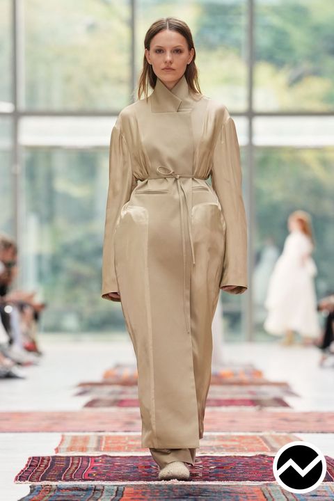 Institution By Galib Gassanoff, SS27 womenswear, Camel, look 6