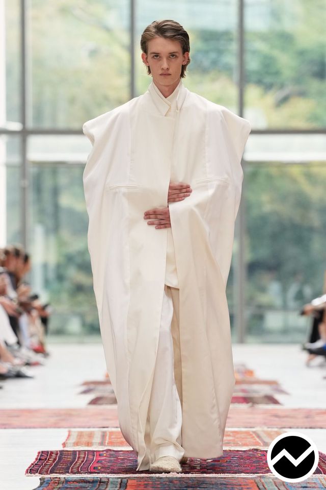Institution By Galib Gassanoff, SS27 womenswear, Almond, look 11