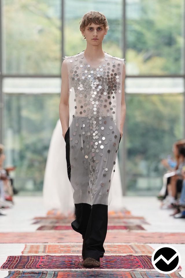 Institution By Galib Gassanoff, SS27 menswear, Sheer, look 25