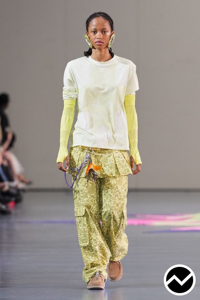 Paolina Russo SS27 womenswear, look 1