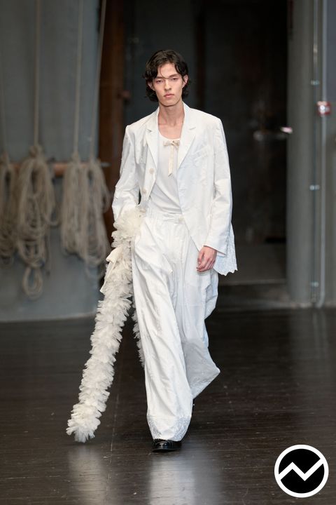 Simone Rocha, SS27 menswear, White, look 36