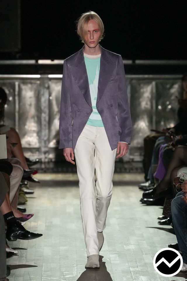 Aaron Esh, SS27 menswear, Deep Purple, look 31