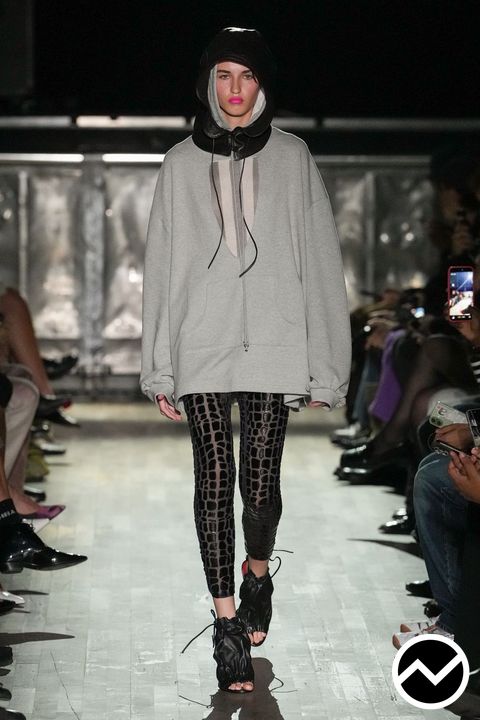 Aaron Esh, SS27 womenswear, Hooded Sweatshirt, look 32