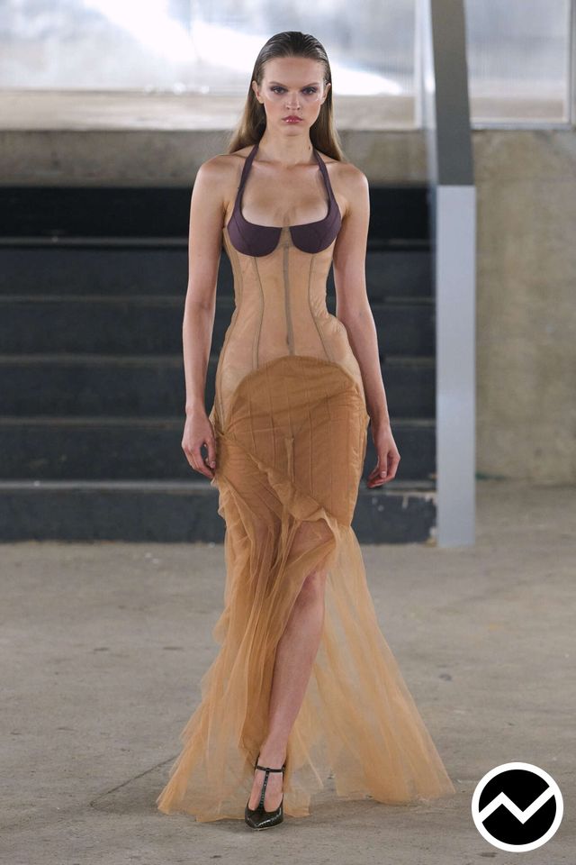 Agro Studio, SS27 womenswear, Asymmetric Hem Dress, look 23