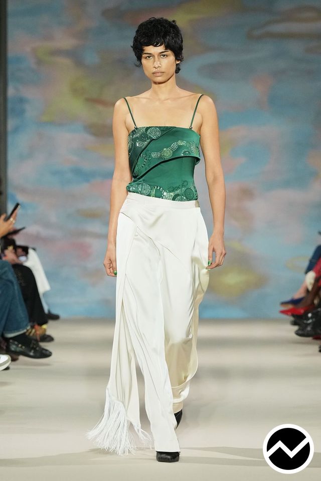 Ahluwalia, SS27 womenswear, 20s Retro, look 10