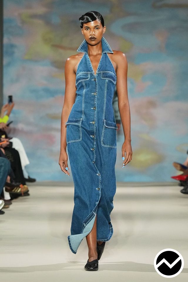 Ahluwalia, SS27 womenswear, Denim, look 18