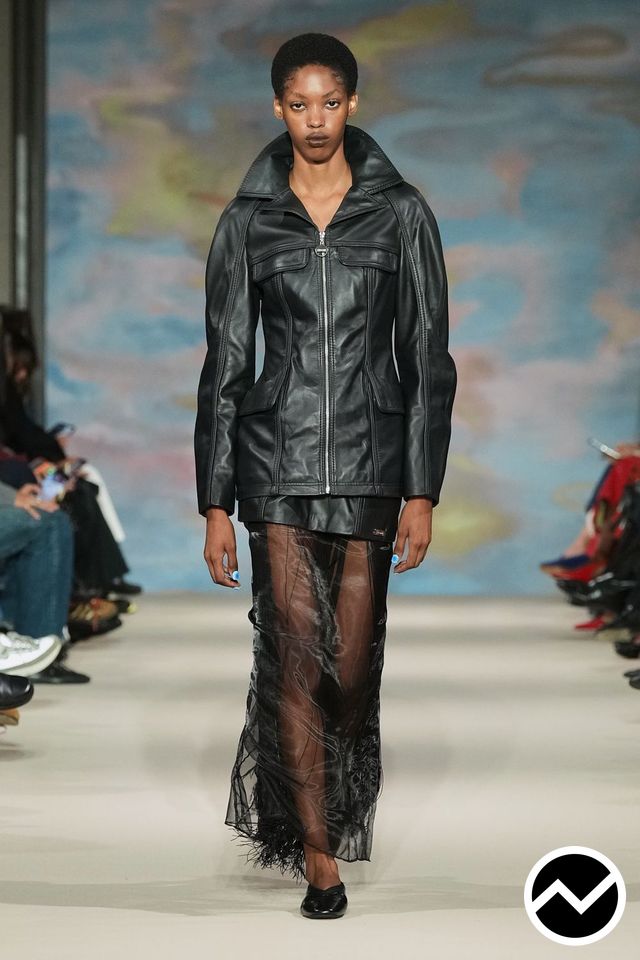 Ahluwalia, SS27 womenswear, Sculpted Jacket, look 32