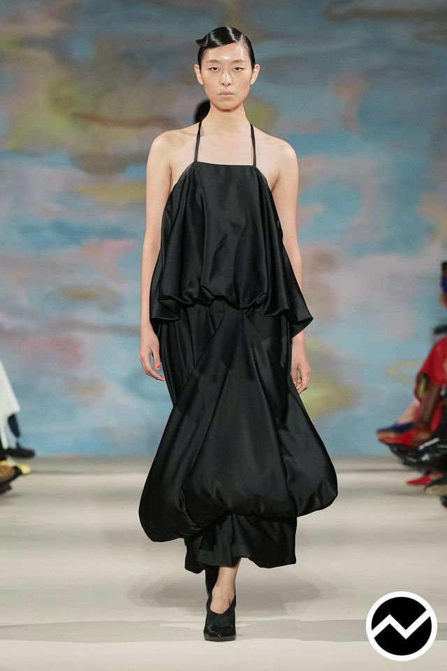 Ahluwalia, SS27 womenswear, Halter Dress, look 34