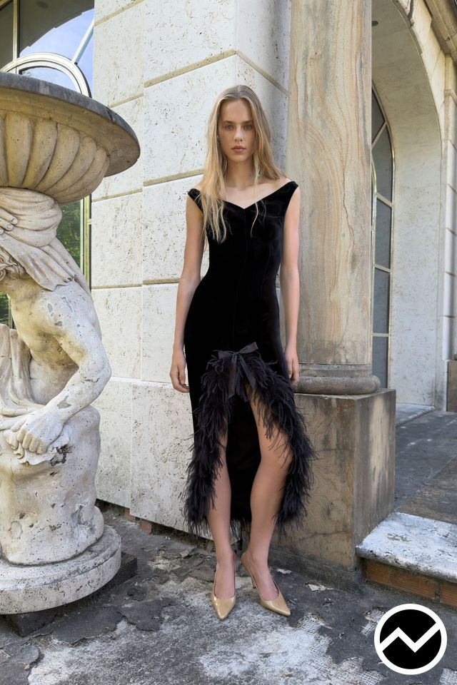 Alessandra Rich, SS27 womenswear, Slit Dress, look 21