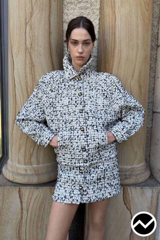 Alessandra Rich, SS27 womenswear, Oversized Jacket, look 26
