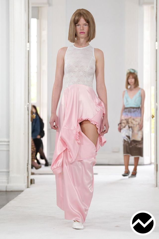 Ashley Williams, SS27 womenswear, Asymmetric Hem Dress, look 42