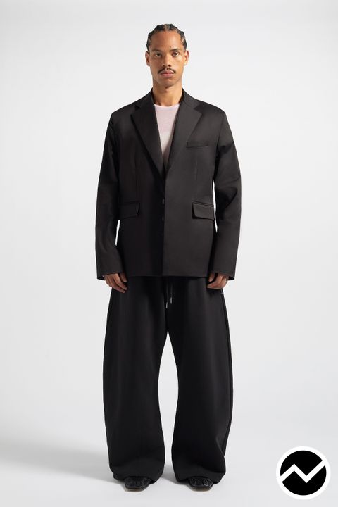 Bianca Saunders, SS27 menswear, Flap Pockets Jacket, look 17