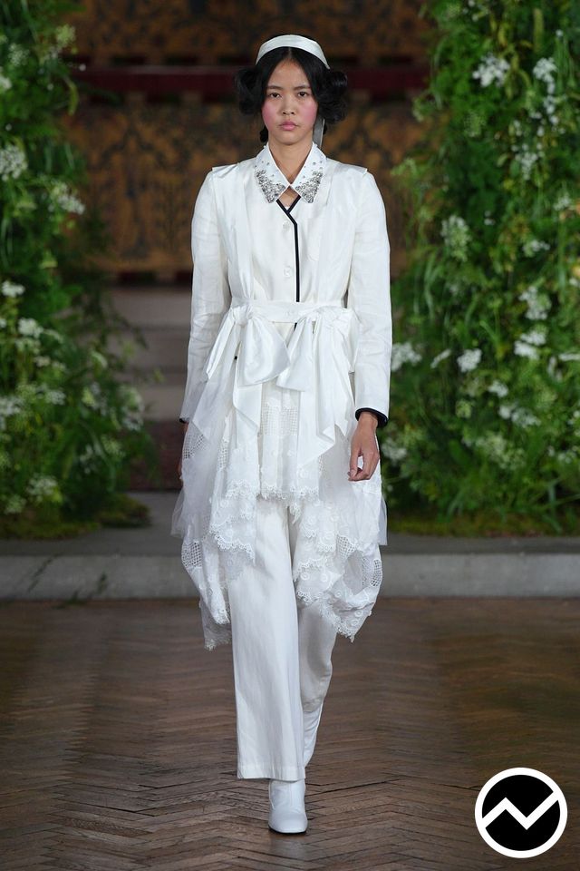 Bora Aksu, SS27 womenswear, Top Collar Jacket, look 8