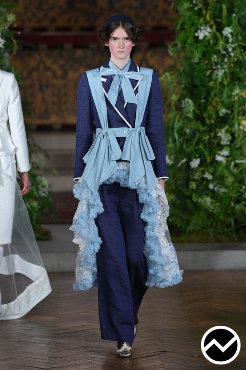 Bora Aksu, SS27 womenswear, Powder Blue, look 10
