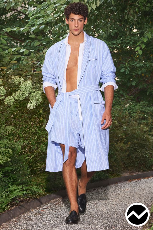 Brooks Brothers, SS27 menswear, Hip Length Shirts, look 10