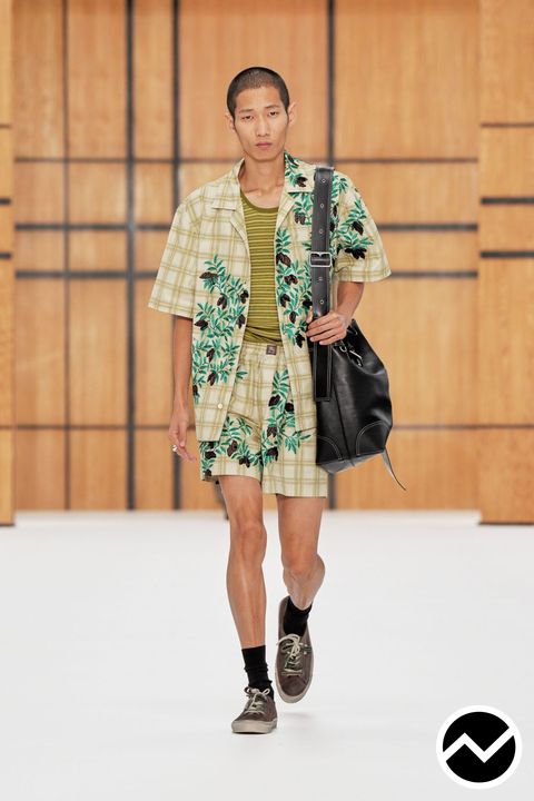 Burberry, SS27 menswear, Checked, look 46