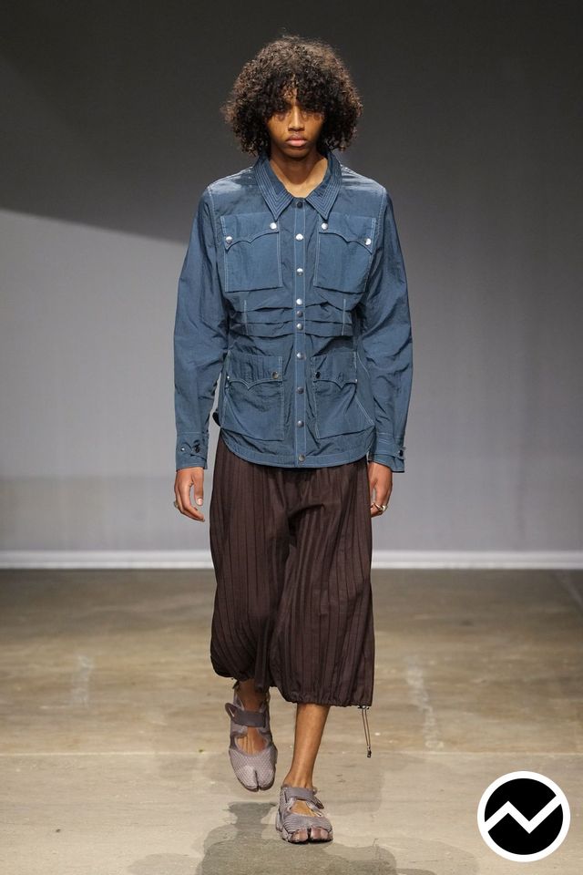 Charlie Constantinou, SS27 menswear, Baggy Pants, look 6
