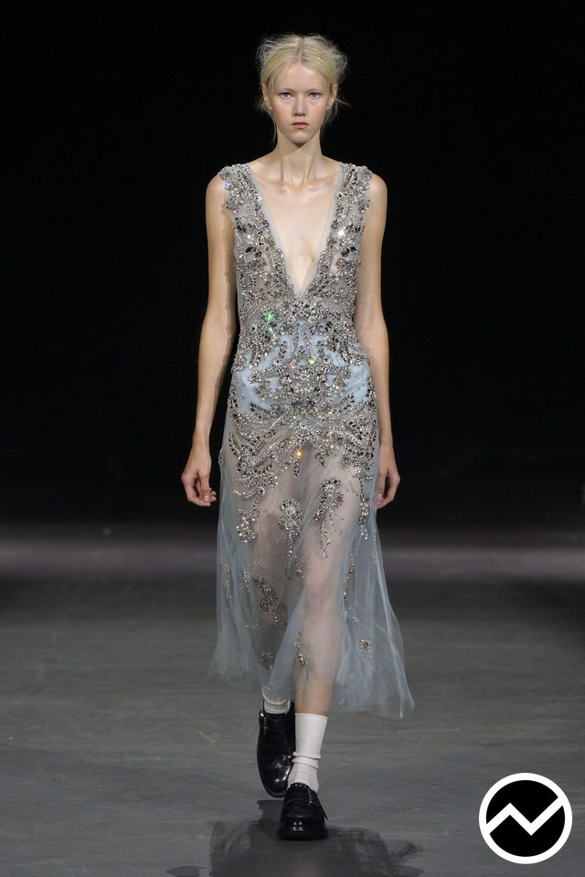 Erdem, SS27 womenswear, Powder Blue, look 6