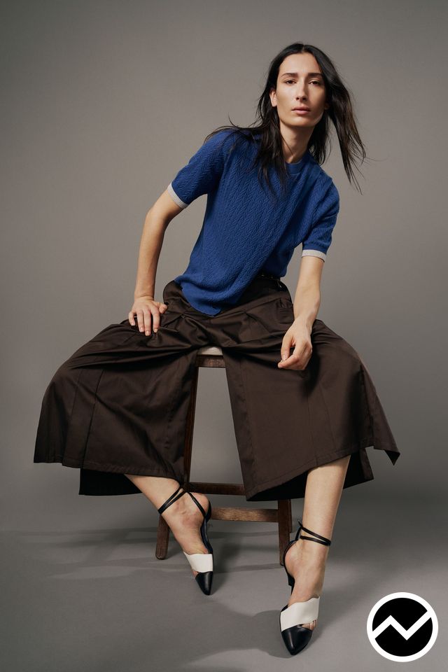 Eudon Choi, SS27 womenswear, Sweater Knit, look 28