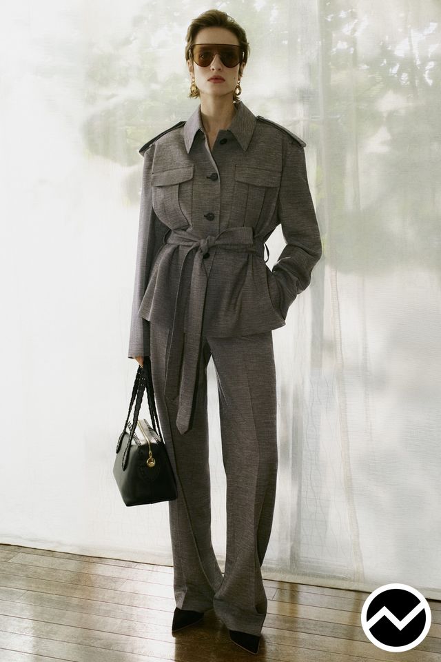 Joseph, SS27 womenswear, Elemental Gray, look 8