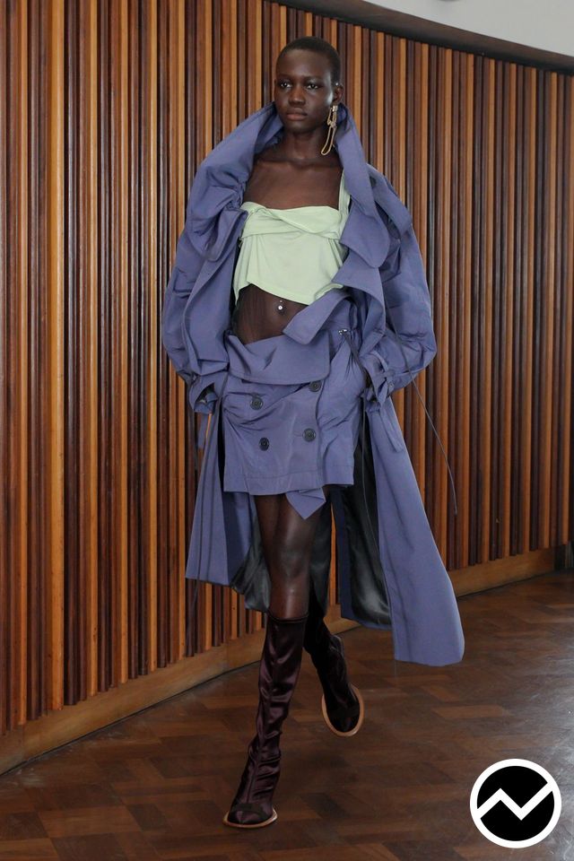 Knwls, SS27 womenswear, Asymmetric Hem Skirts, look 10
