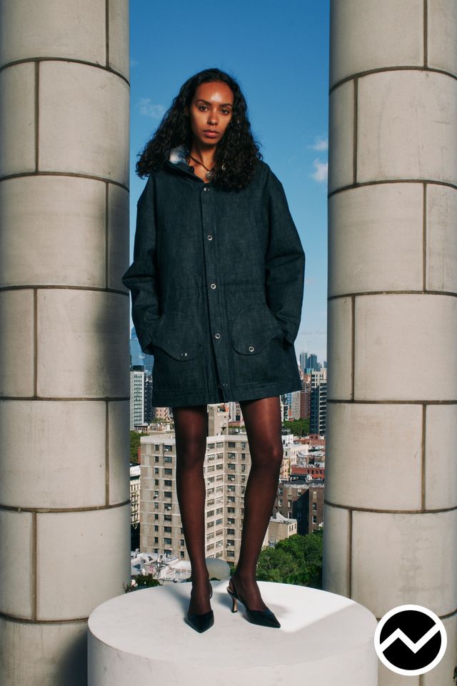 Kozaburo, SS27 womenswear, Denim, look 7