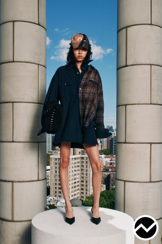 Kozaburo, SS27 womenswear, Checked, look 8