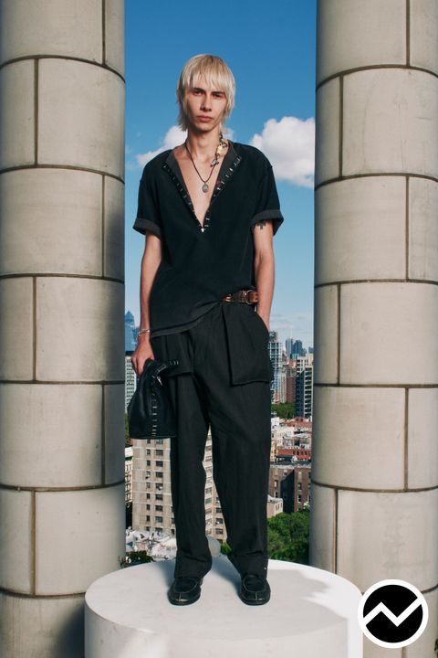 Kozaburo, SS27 menswear, Single Pleated Pants, look 9