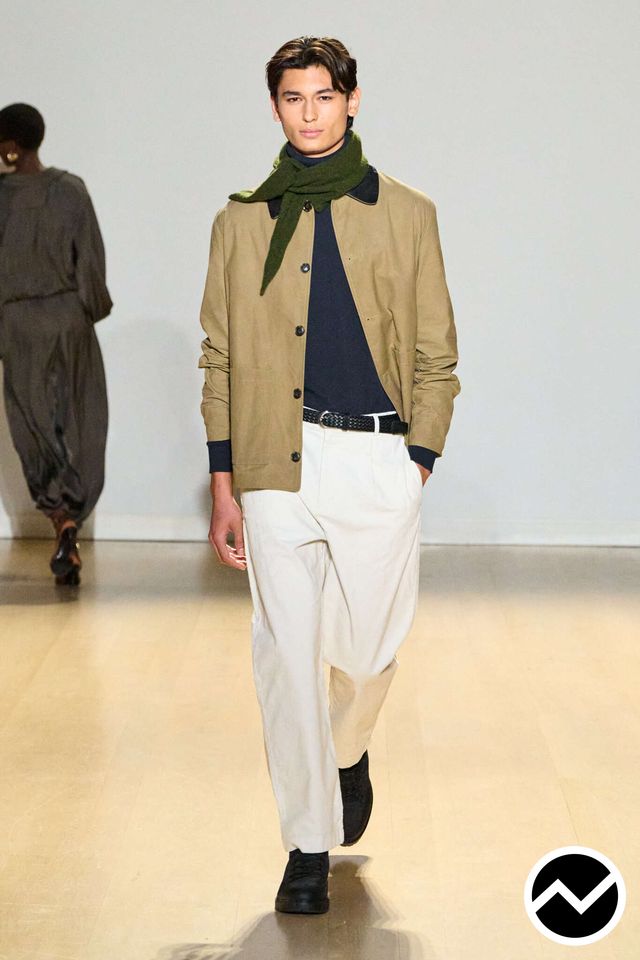 M & S, SS27 menswear, Top Collar Jacket, look 15