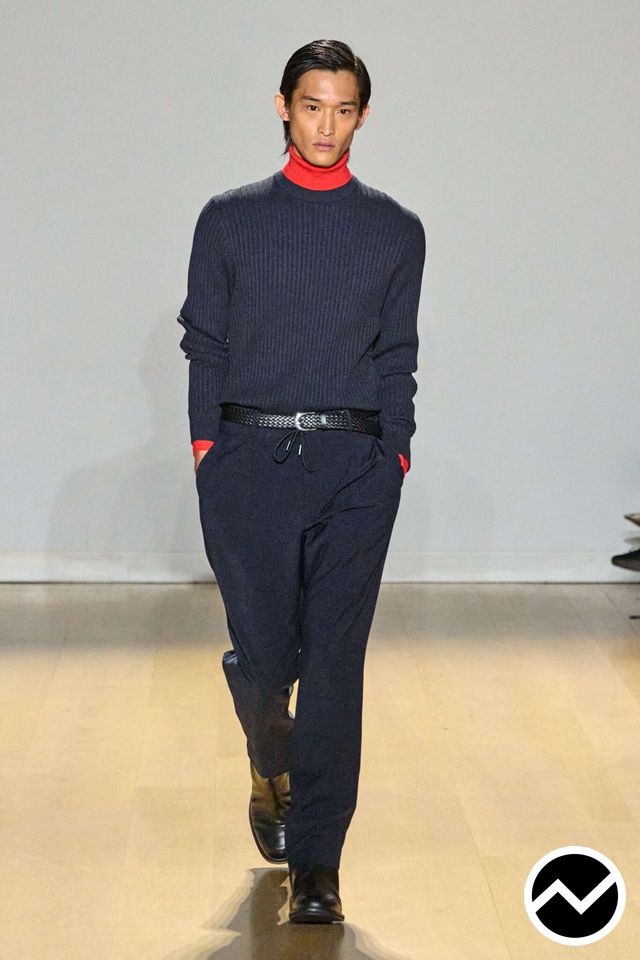 M & S, SS27 menswear, Long Sleeve Sweater, look 25