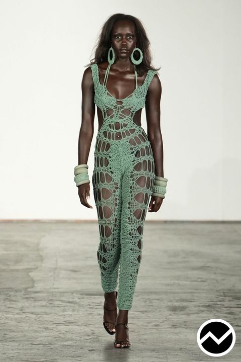 Mark Fast, SS27 womenswear, Sweater Knit, look 11