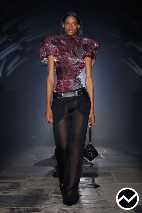 Mcqueen, SS27 womenswear, Abstract, look 36