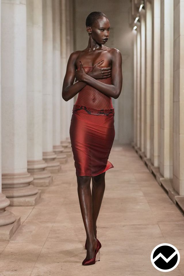 Mowalola SS27 womenswear, look 1