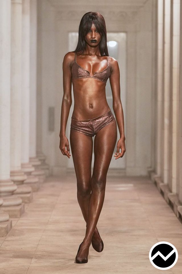 Mowalola, SS27 womenswear, Micro Shorts, look 14