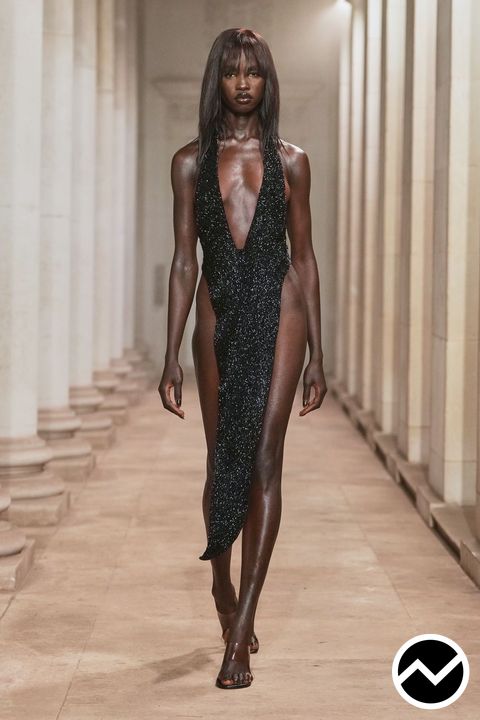 Mowalola, SS27 womenswear, Plunge Dress, look 16