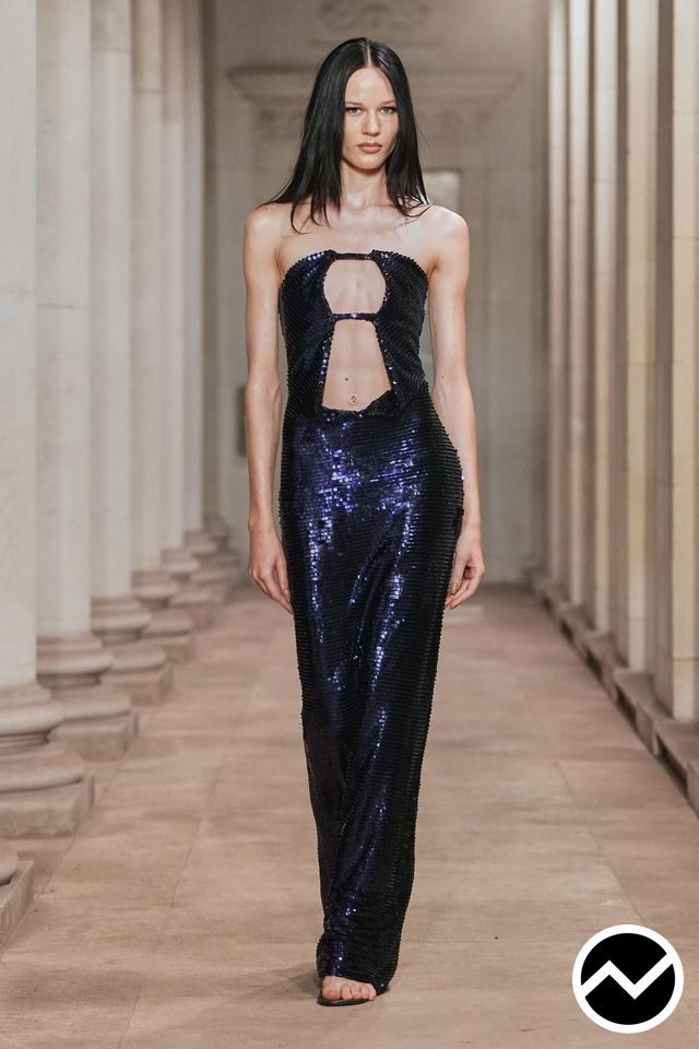 Mowalola, SS27 womenswear, Dropped Dress, look 23