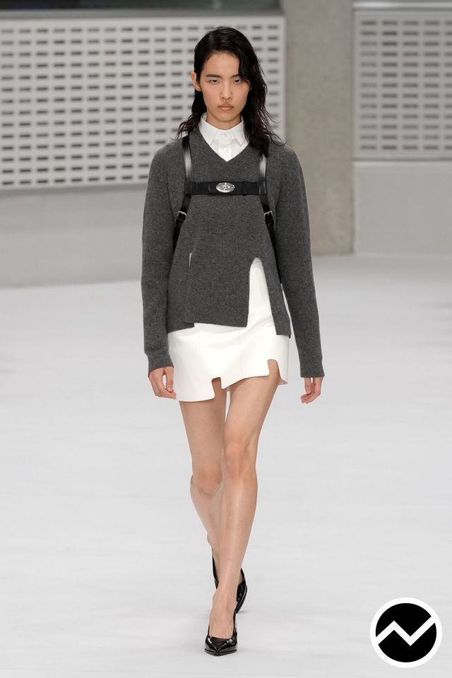 Mulberry, SS27 womenswear, Charcoal, look 10