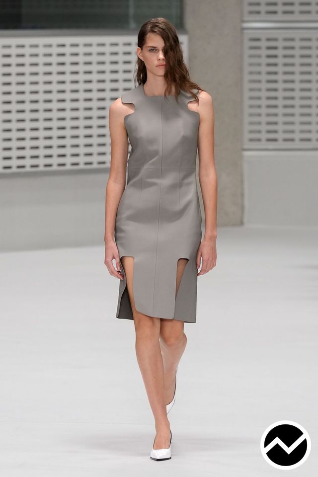 Mulberry, SS27 womenswear, High Neckline Dress, look 12