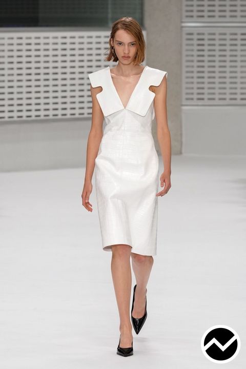 Mulberry, SS27 womenswear, Plunge Dress, look 25