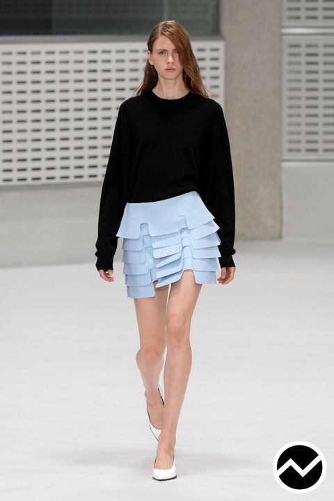 Mulberry, SS27 womenswear, Mid-Rise Skirts, look 31